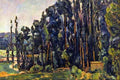 The Poplars by Cezanne Impressionism A4 Photo Print