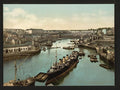 The Port Militaire and swing bridge Brest Vintage A4 Photo Print