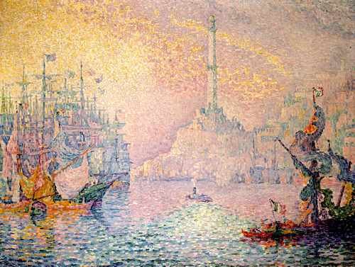 The Port Of Genoa 1909 A4 Photo Print