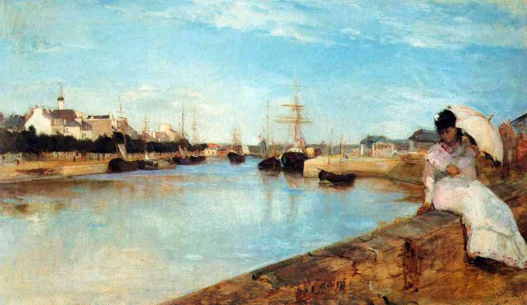 The Port Of Lorient Morisot A4 Photo Print