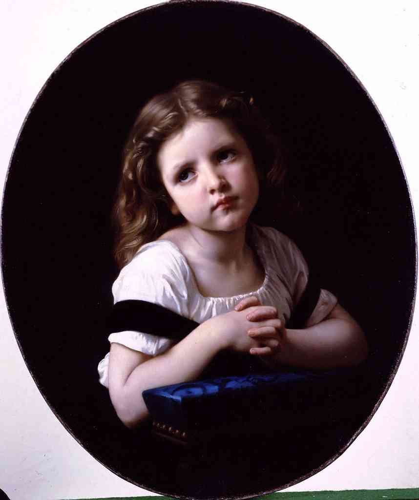 The Prayer Bouguereau A4 Photo Print