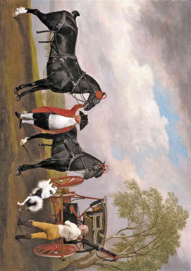 The Prince Of Wales Phaeton George Stubbs A4 Photo Print