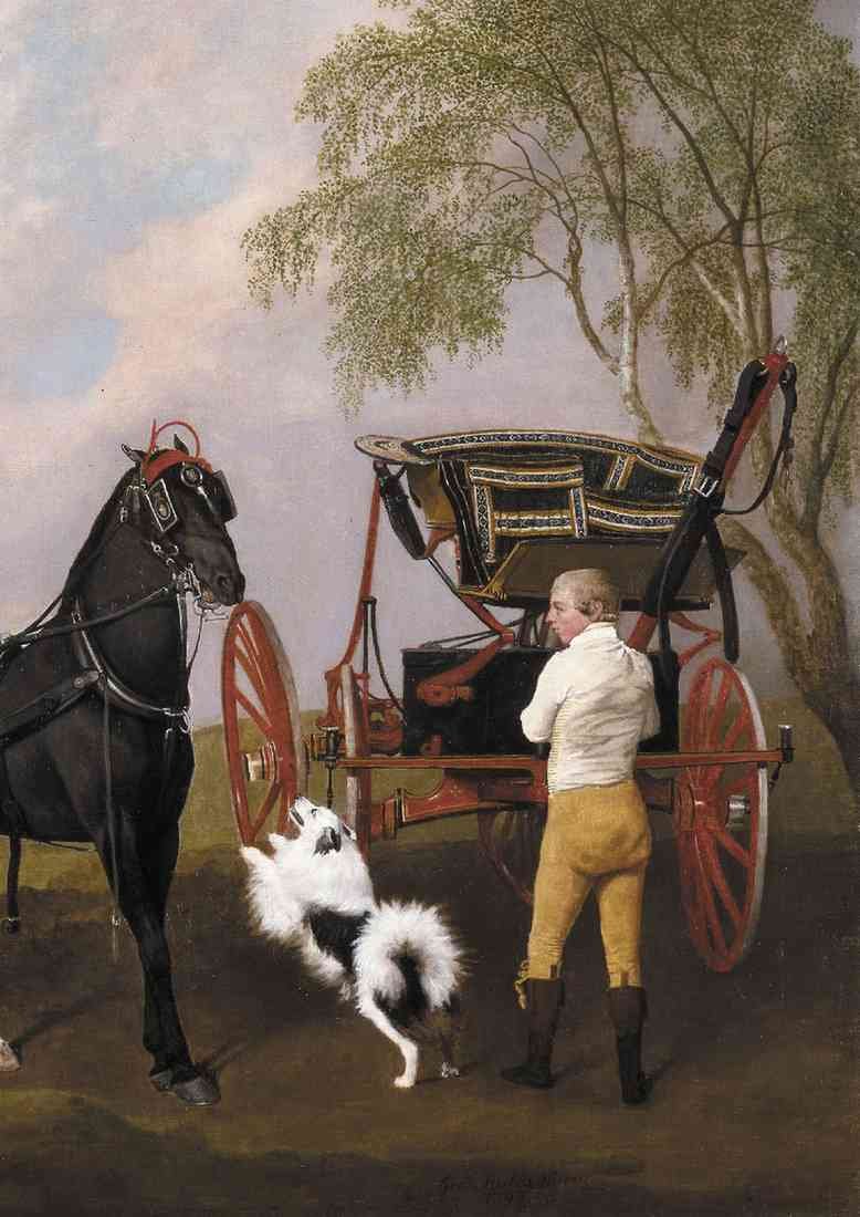 The Prince Of Wales Phaeton George Stubbs crop A4 Photo Print