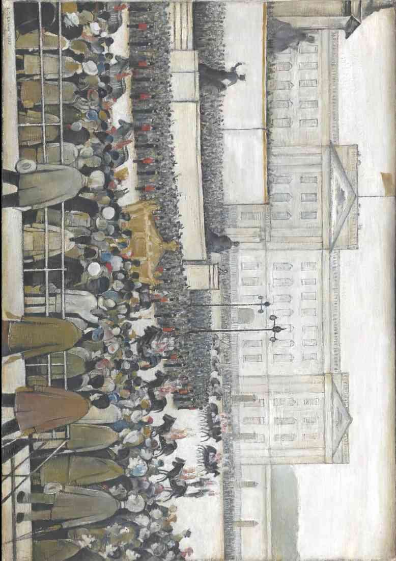 The Procession passing the Queen Victoria Memorial Coronation A4 Photo Print