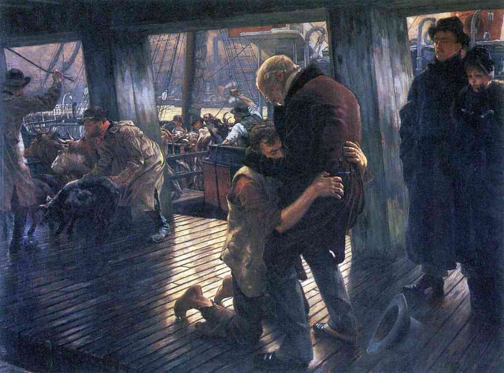 The Prodigal Son In Modern Life The Return Tissot A4 Photo Print
