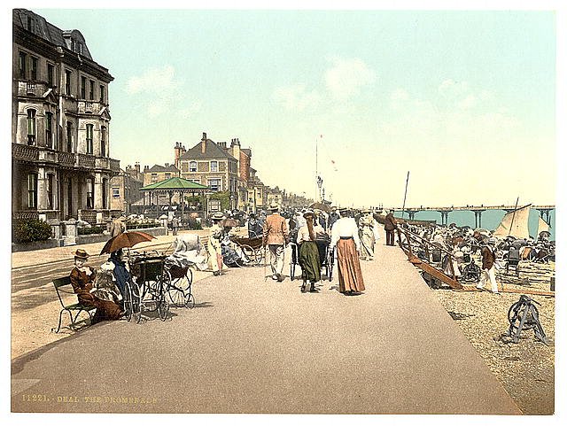 The Promenade Deal Vintage A4 Photo Print