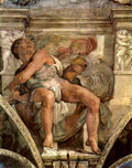 The Prophet Jonas Michelangelo A4 Photo Print