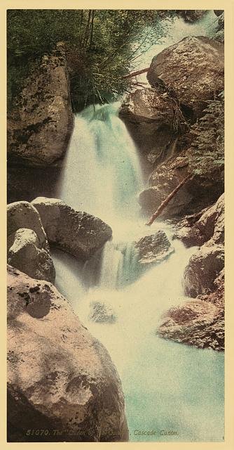 The Queen of the Canon Cascade Canon Vintage A4 Photo Print