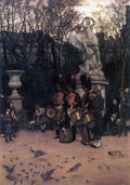 The Return March In The Tuileries Tissot A4 Photo Print