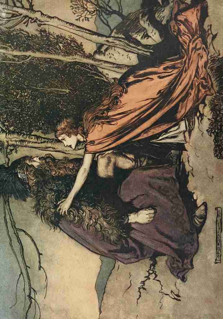 The Rhinegold & the Valkyrie 1910 26 A4 Photo Print