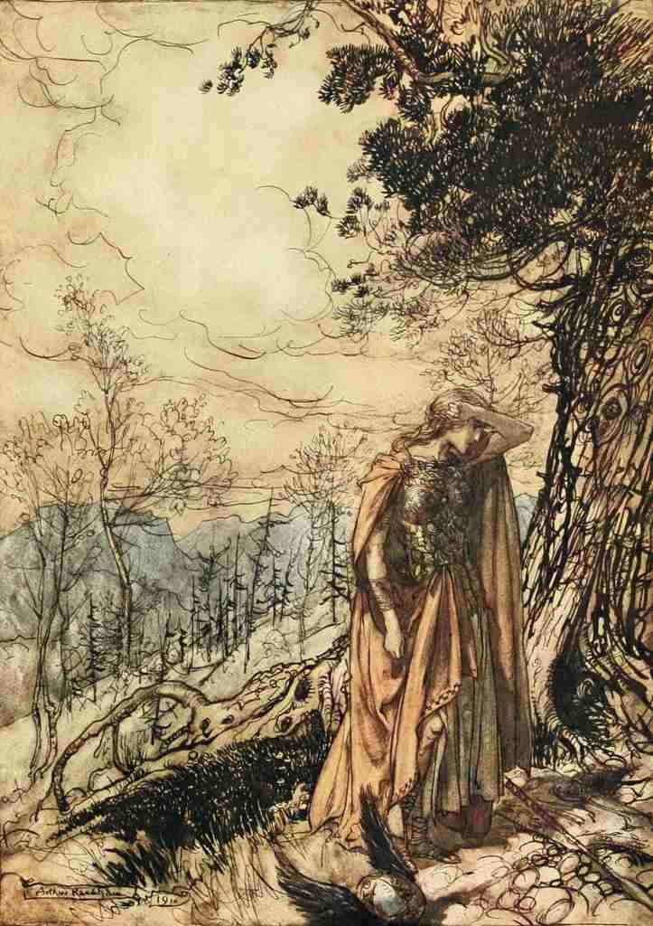 The Rhinegold & the Valkyrie 1910 27 A4 Photo Print