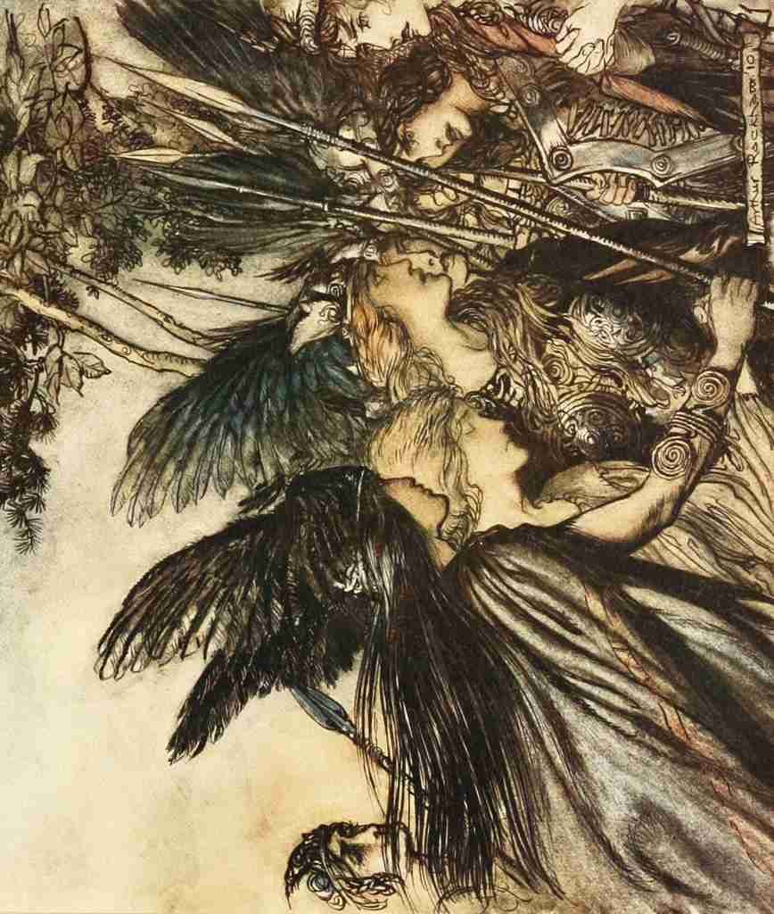The Rhinegold & the Valkyrie 1910 29 A4 Photo Print