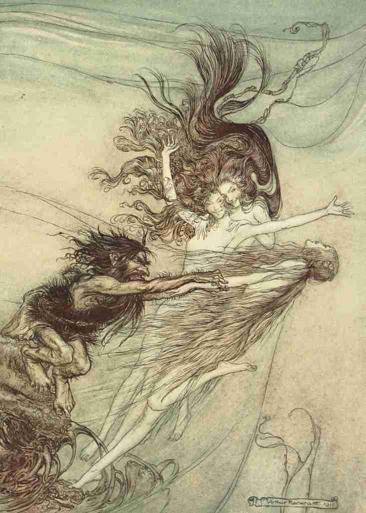 The Rhinegold & the Valkyrie 1910 3 A4 Photo Print