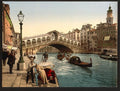 The Rialto Bridge II Venice Vintage A4 Photo Print