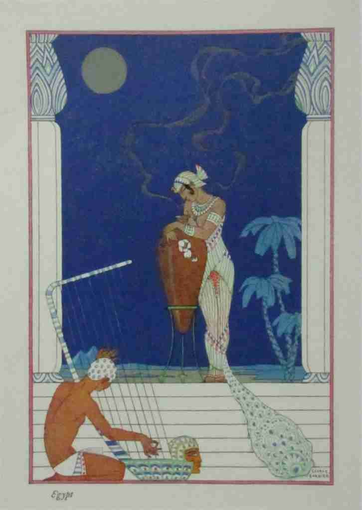 The Romance Of Perfume Egypt George Barbier A4 Photo Print