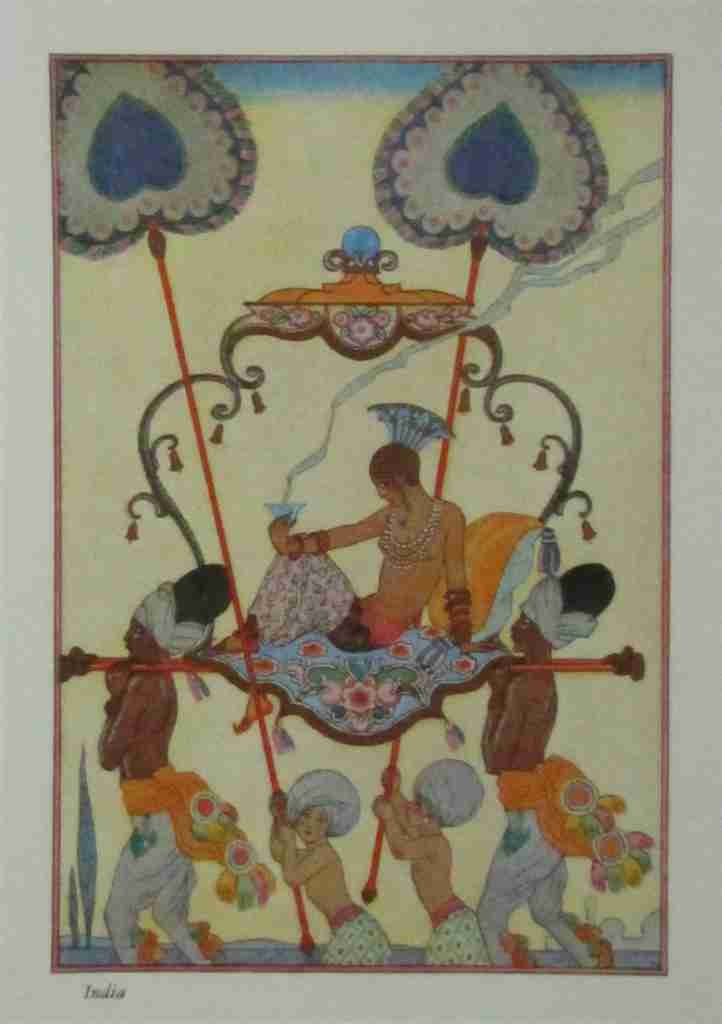 The Romance Of Perfume India George Barbier A4 Photo Print