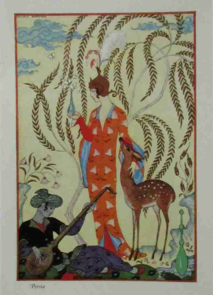 The Romance Of Perfume Persia George Barbier A4 Photo Print