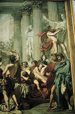 The Romans Of The Decadence Detail1 A4 Photo Print