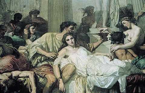 The Romans Of The Decadence Detail2 A4 Photo Print