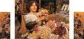 The Rose Girls Hassam Impressionism American A4 Photo Print