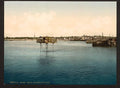 The Roulant Bridge St Malo Vintage A4 Photo Print