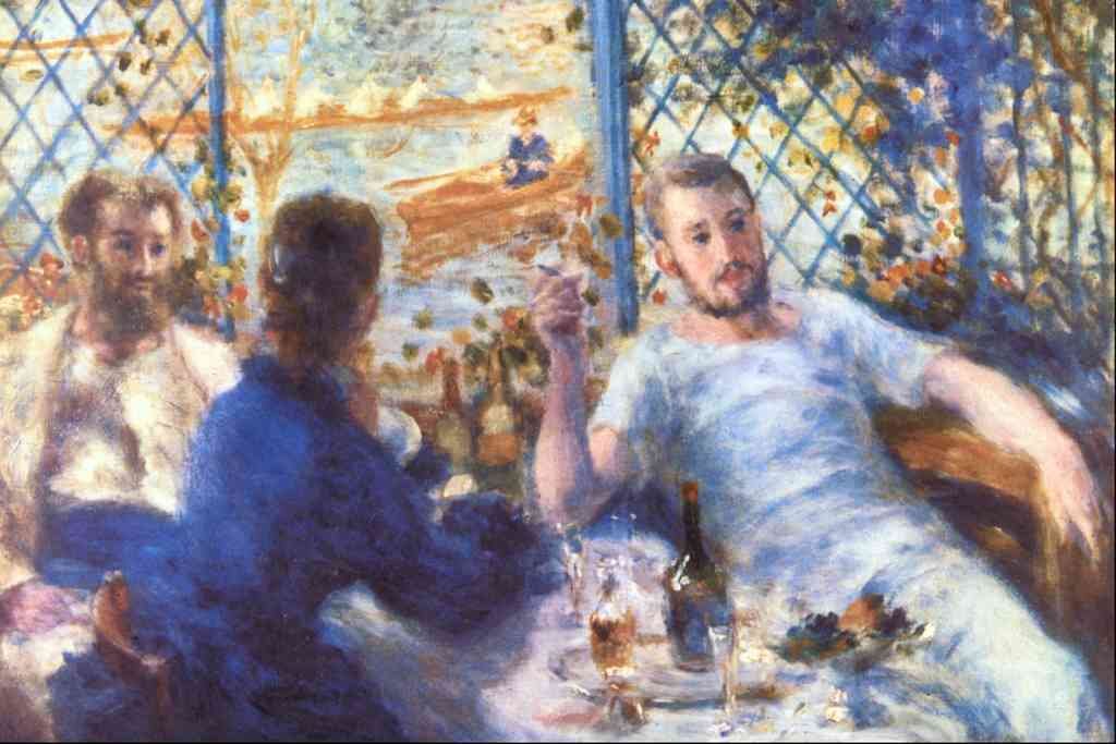 The Rowers Lunch Renoir Impressionism A4 Photo Print