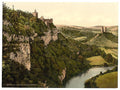 The Rudelsburg Kosen Thuringia Vintage A4 Photo Print
