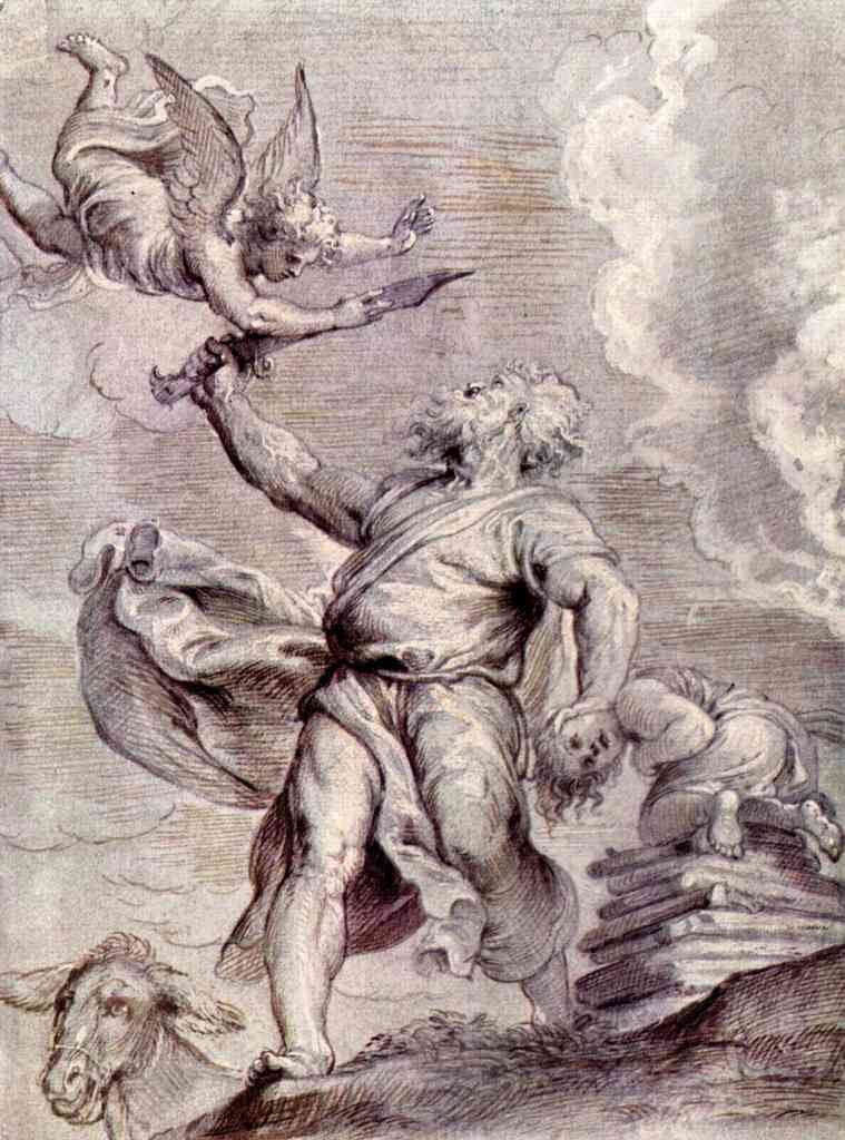 The Sacrifice Of Abraham Rubens A4 Photo Print