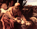 The Sacrifice Of Isaac S Caravaggio A4 Photo Print