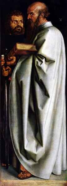 The Saints Paul and Mark by Durer A4 Photo Print