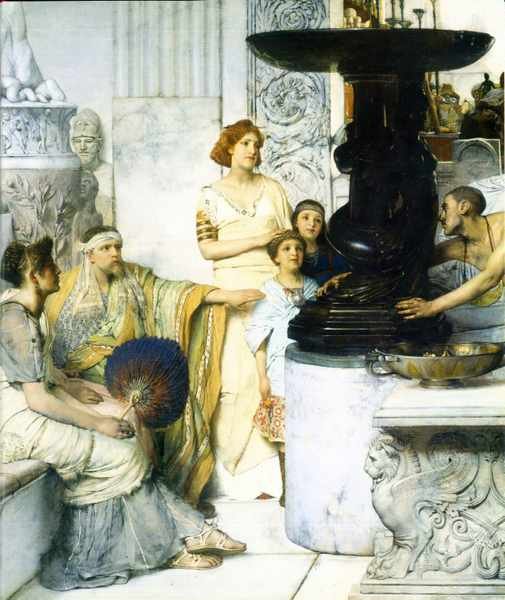 The Sculpture Gallery detail Alma Tadema A4 Photo Print