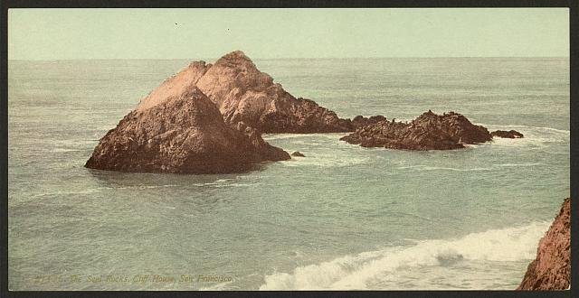 The Seal Rocks Cliff House San Francisco Vintage A4 Photo Print