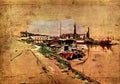 The Seine At Bougival Giovanni Boldini Impressionism European A4 Photo Print