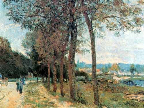 The Seine At Marly A4 Photo Print