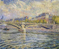 The Seine At Paris 1904 A4 Photo Print