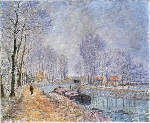 The Seine At Pontoise A4 Photo Print