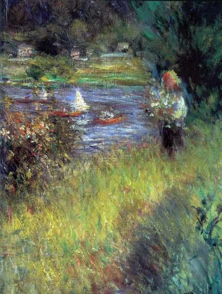 The Seine at Chatou Detail Renoir A4 Photo Print