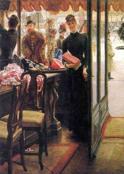 The Seller by Tissot A4 Photo Print