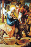 The Seven Mary S Pain Flight Into Egypt Durer A4 Photo Print