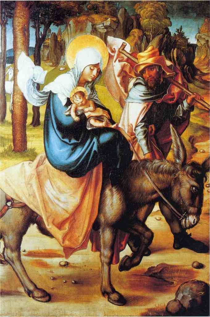 The Seven Mary S Pain Flight Into Egypt Durer A4 Photo Print