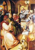 The Seven Pain Assumption The Twelve Year Old Jesus In The Temple Durer A4 Photo Print