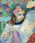 The Sewing Lesson Detail 1905 06 A4 Photo Print