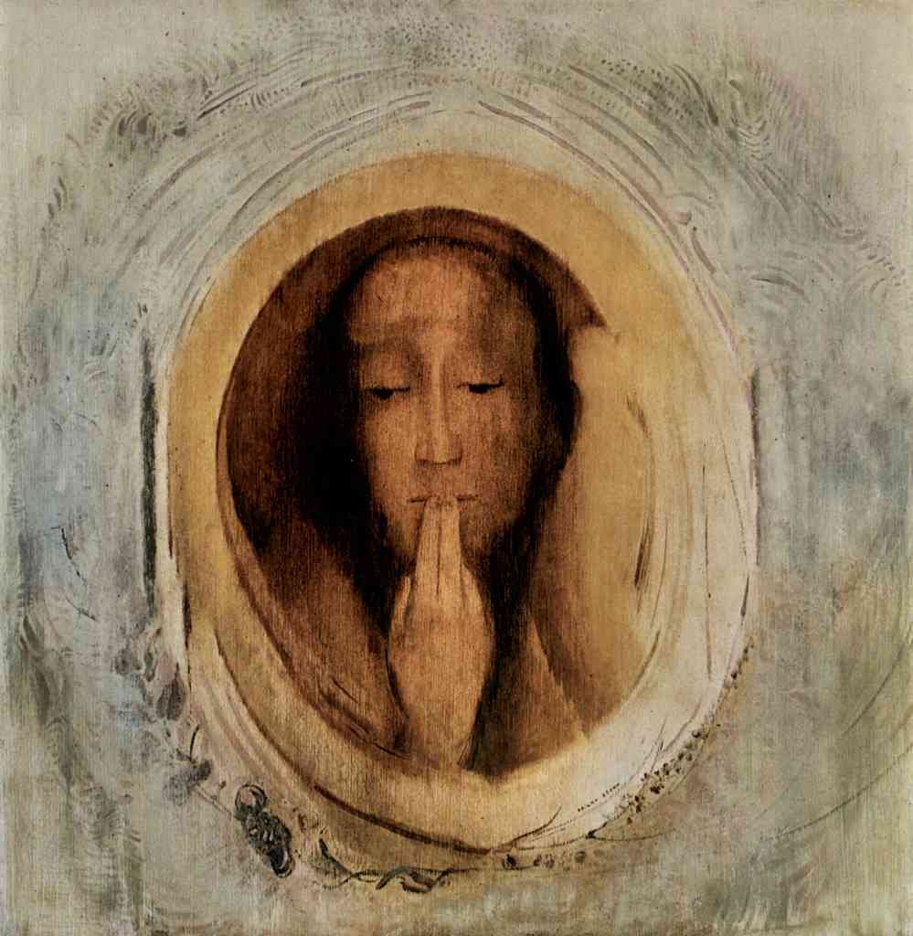 The Silver Crown Tondo Fernand Khnopff Symbolism A4 Photo Print