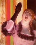 The Singer With The Glove Degas A4 Photo Print