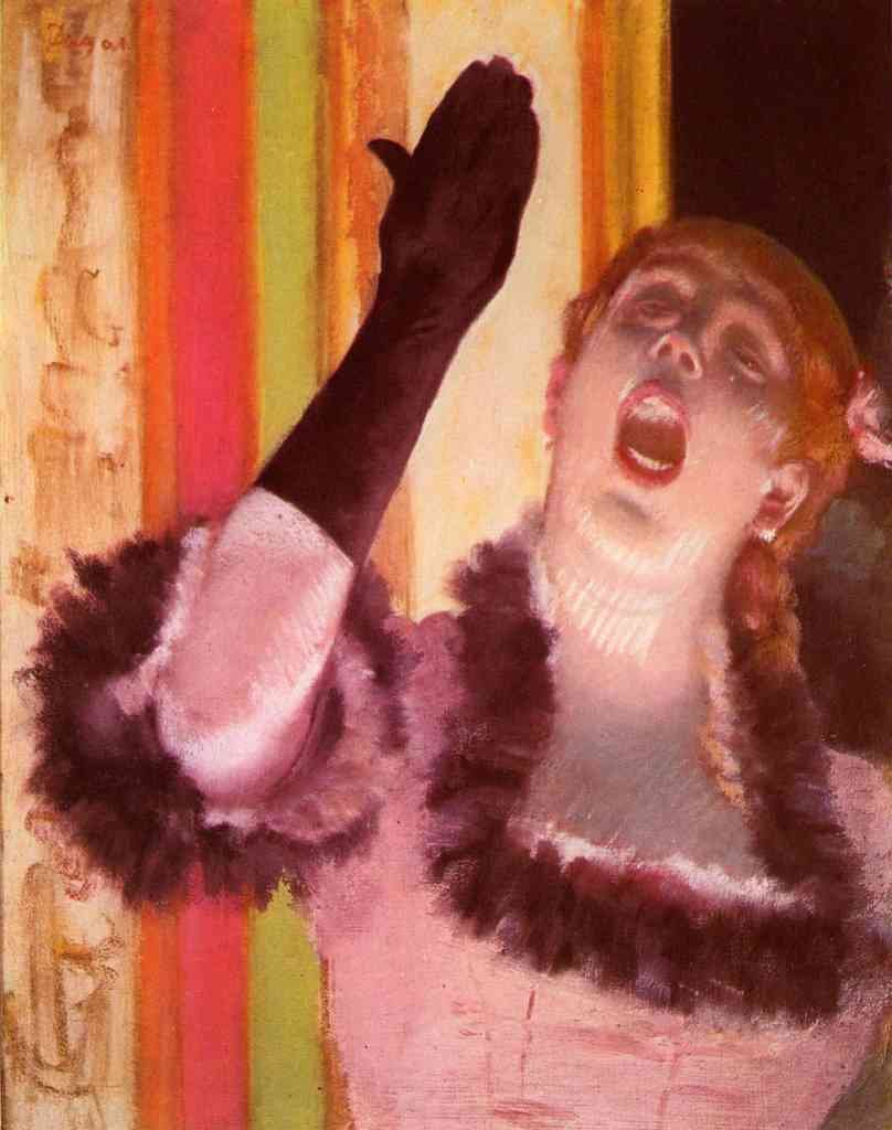 The Singer With The Glove Degas A4 Photo Print