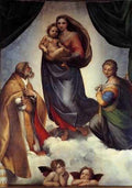The Sistine Madonn A4 Photo Print