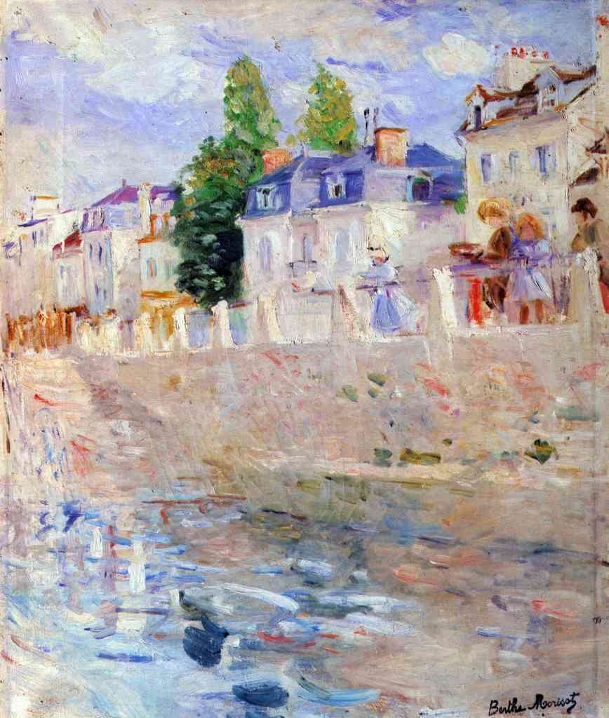 The Sky In Bougival Morisot A4 Photo Print