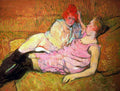 The Sofa Toulouse Lautrec A4 Photo Print