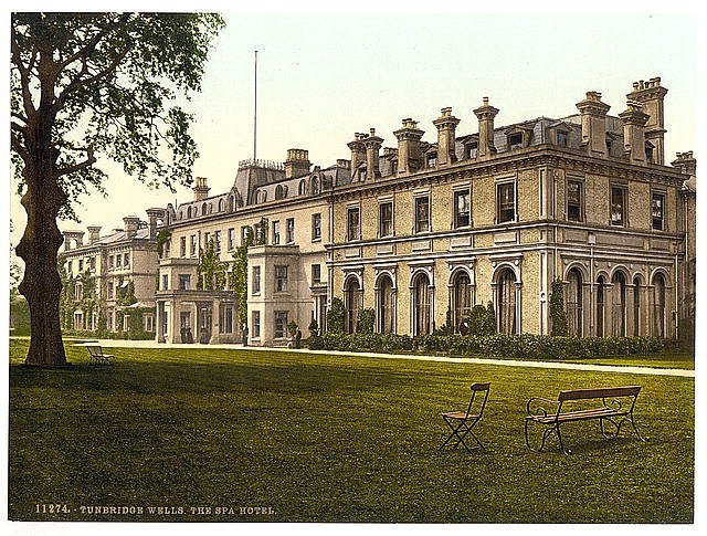The Spa Hotel Tunbridge Wells Vintage A4 Photo Print