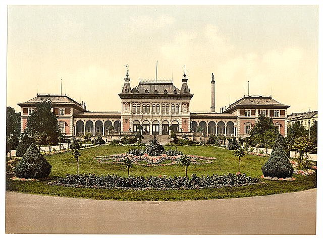The Spring House Bad Elster Saxony Vintage A4 Photo Print